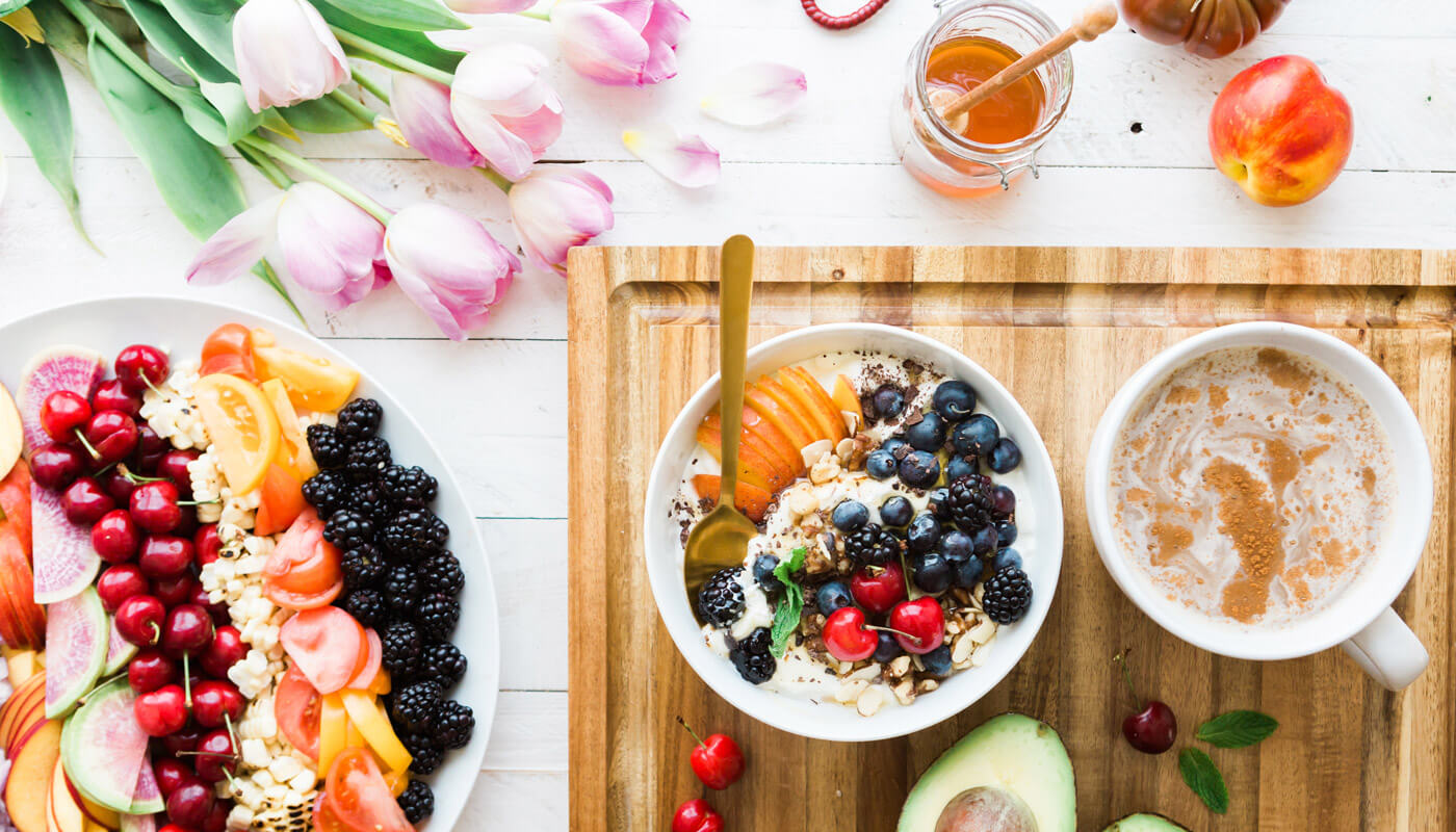 Healthy Morning Fruits Breakfast